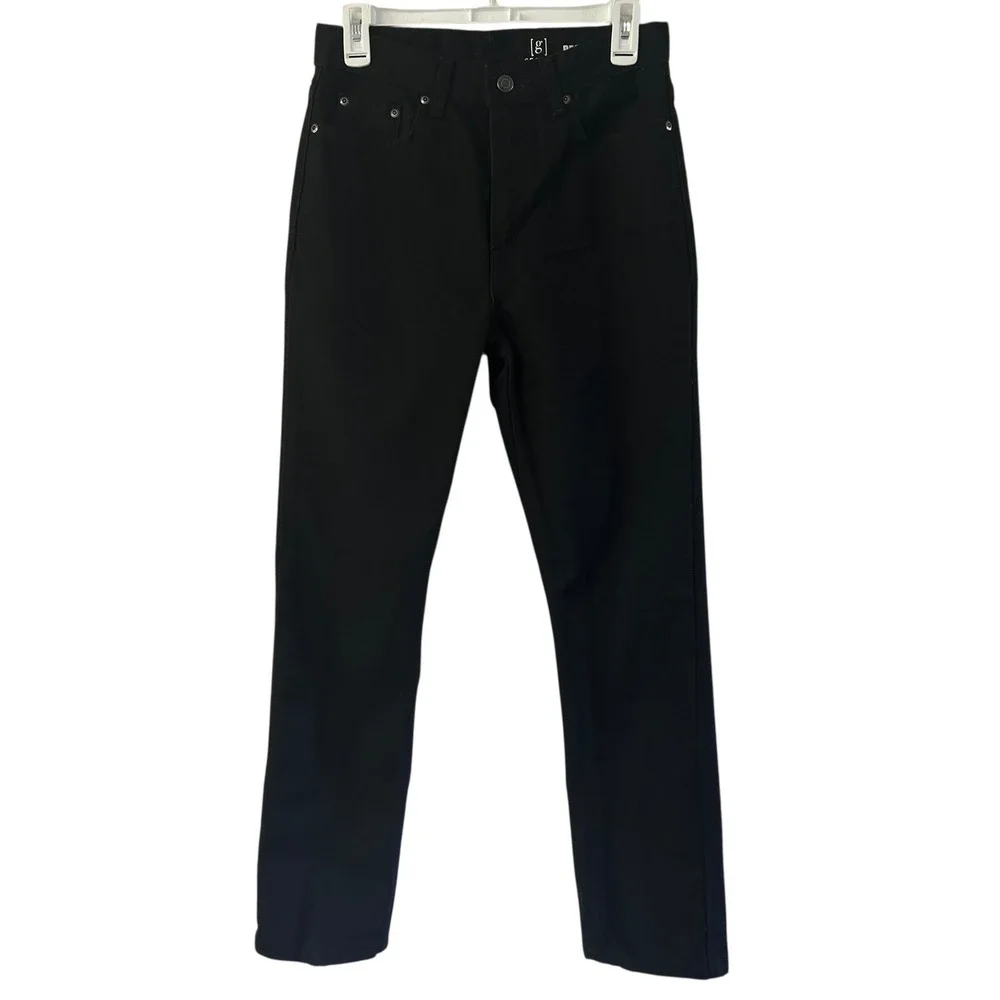 George‎ Regular Fit Jeans Black Denim 100% Cotton Men's 29x32 Pockets Straight